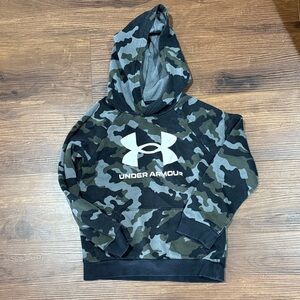 Under Armour Kids Camouflage Hoodie - Black